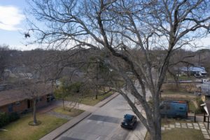 View from the third floor of 1814 Ashby Zilker custom home