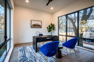 Office at 2007 De Verne custom home