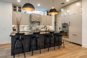 Designer luxury kitchen at Zilker custom home
